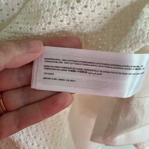 White Spaghetti Strap Summer Dress - C/MEO Collective Awakened Mini Dress - Picture 7 of 7